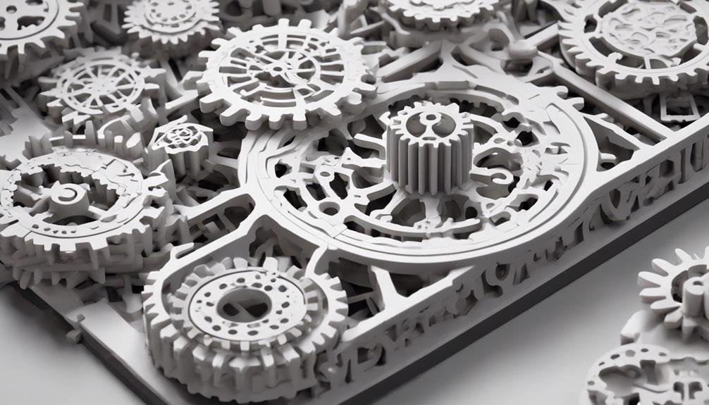 intricately detailed puzzle models