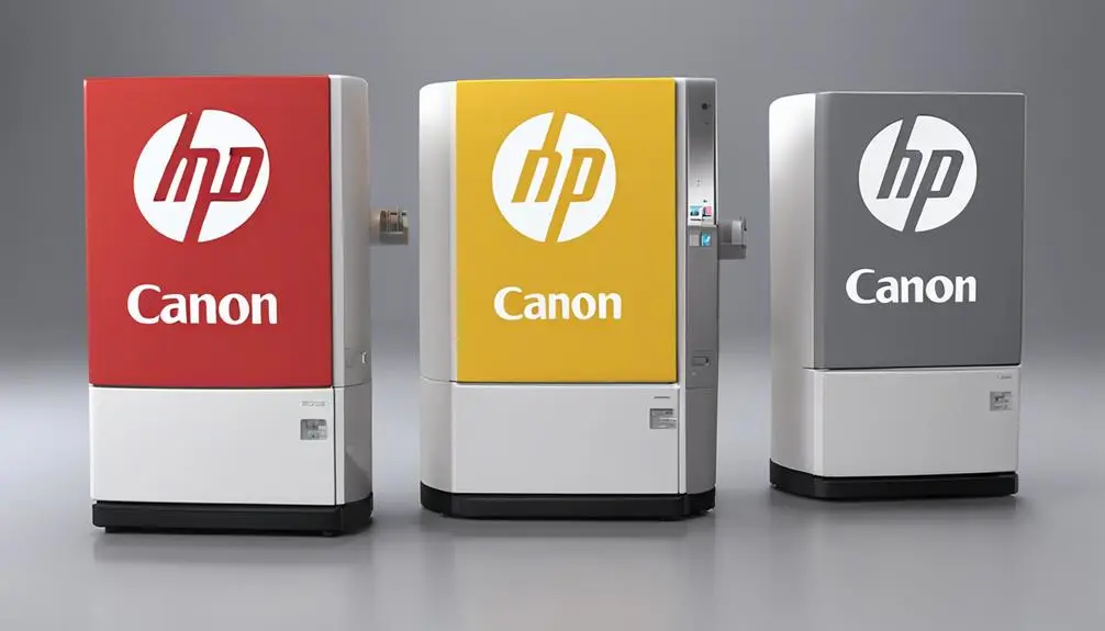 printer comparison chart details