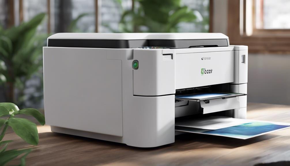 reduce waste with eco printers